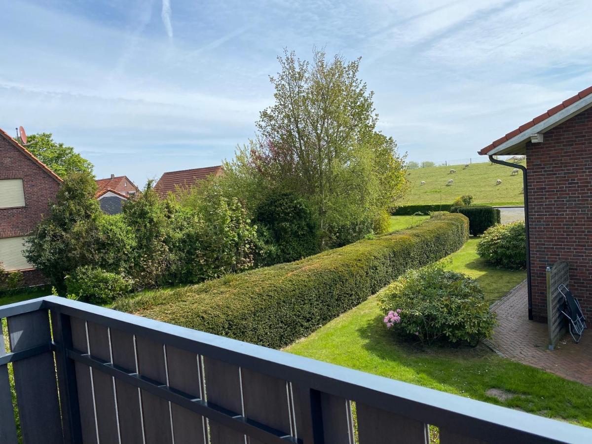 Ferienwohnung Deichblick - Haus Seeschwalbe Schillig Exterior foto